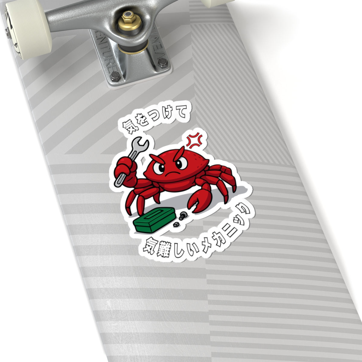 Crabby Mechanic Kiss-Cut Stickers