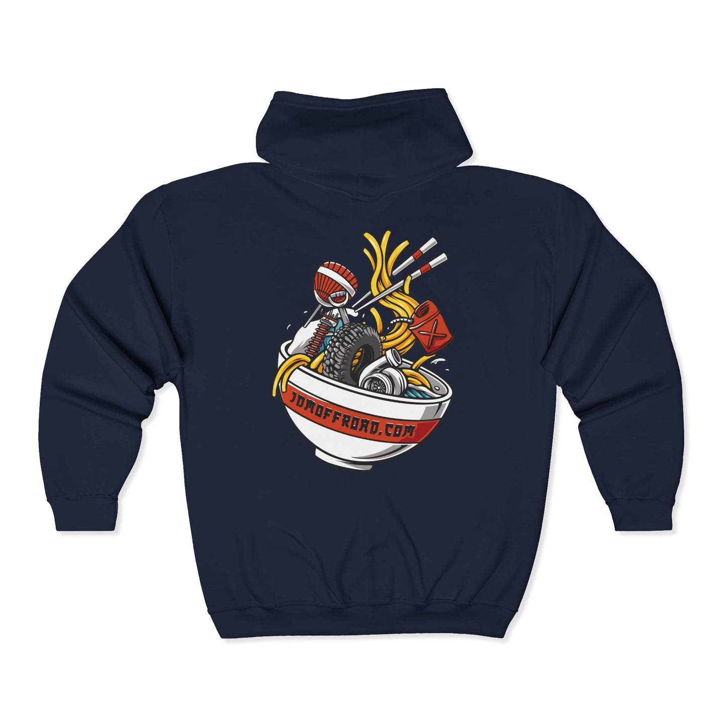 JDM Offroad "Ramen Bowl" Zip-Up Hoodie