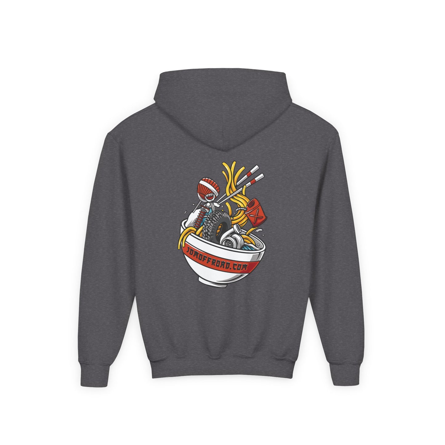 JDM Offroad "Ramen Bowl" Youth Heavy Blend Hooded Sweatshirt