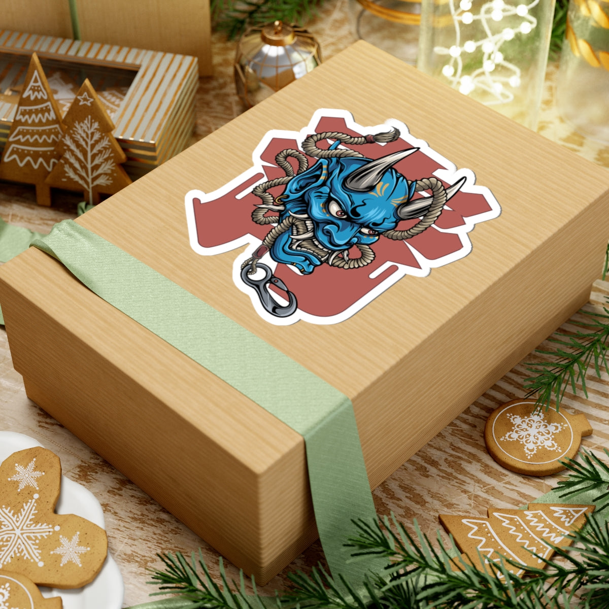 Winch Oni Kiss-Cut Stickers