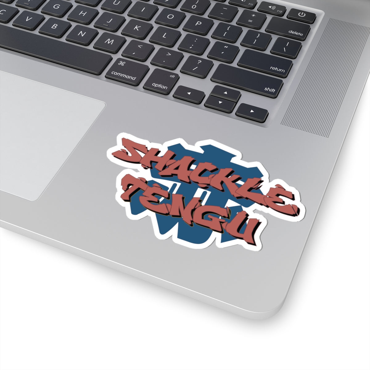 Shackle Tengu Text Only Kiss-Cut Stickers