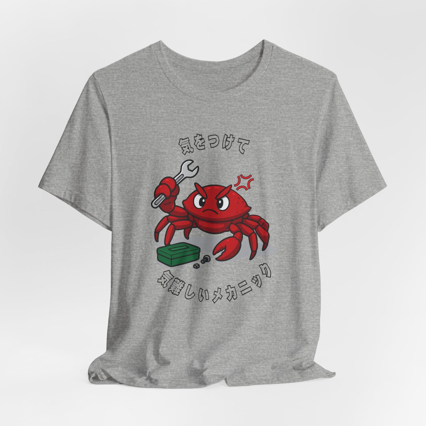 Crabby Mechanic Unisex T-shirt [Dark Text]