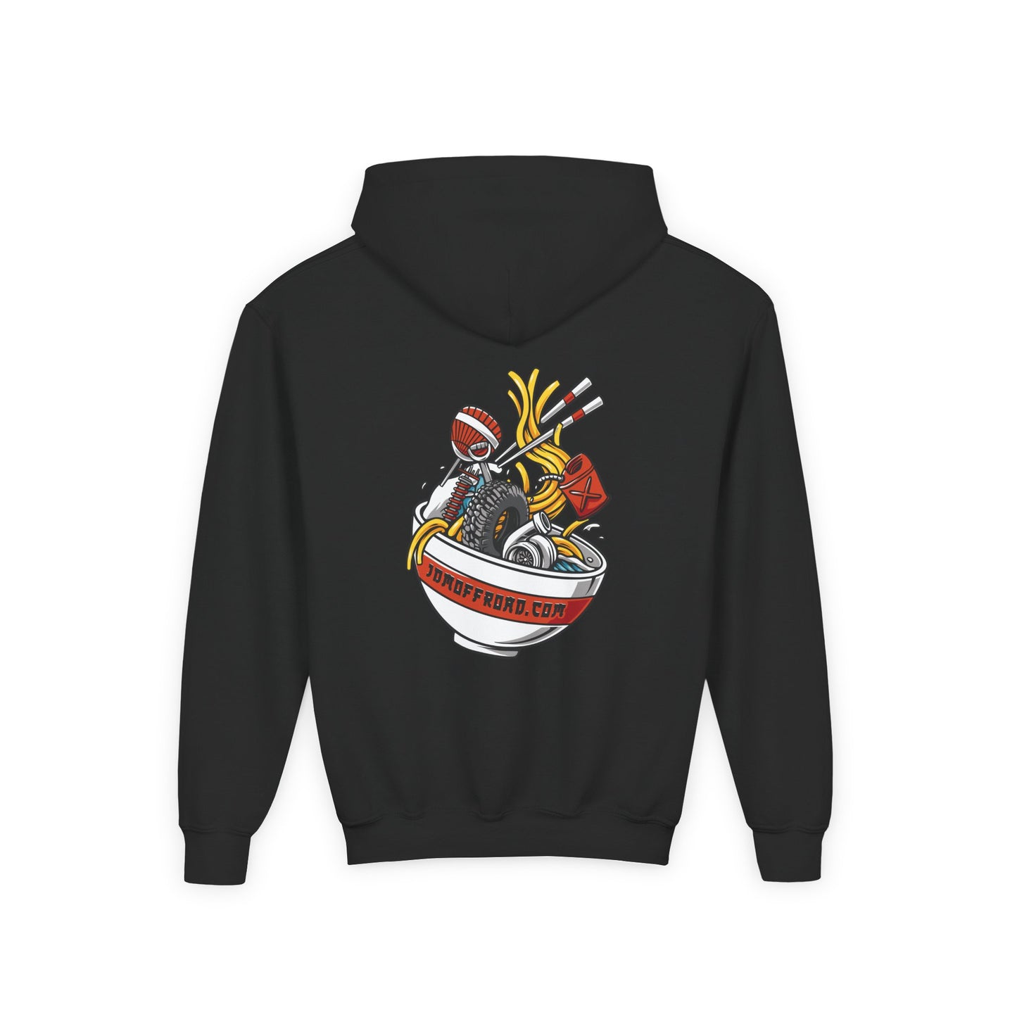 JDM Offroad "Ramen Bowl" Youth Heavy Blend Hooded Sweatshirt