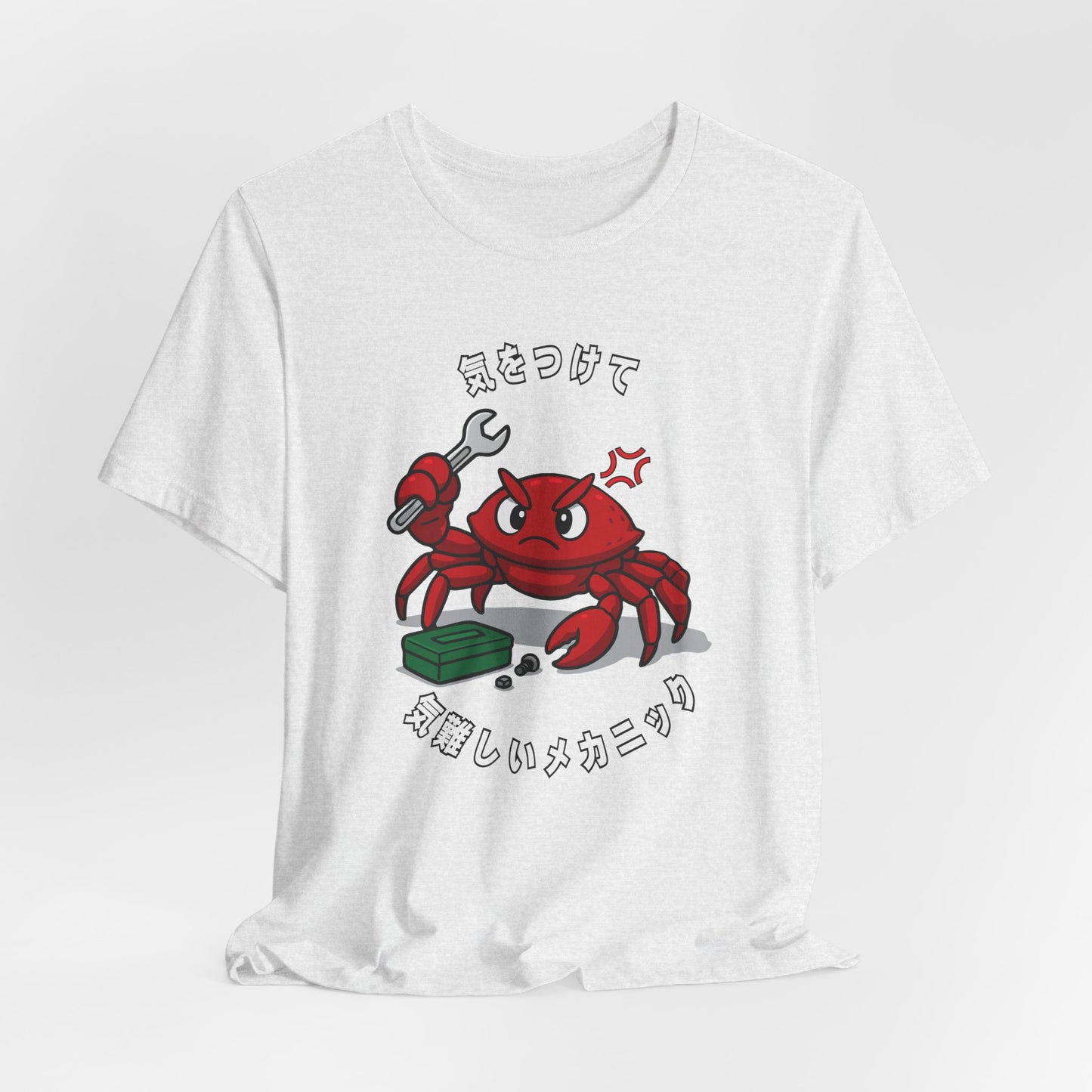 Crabby Mechanic Unisex T-shirt [Dark Text]