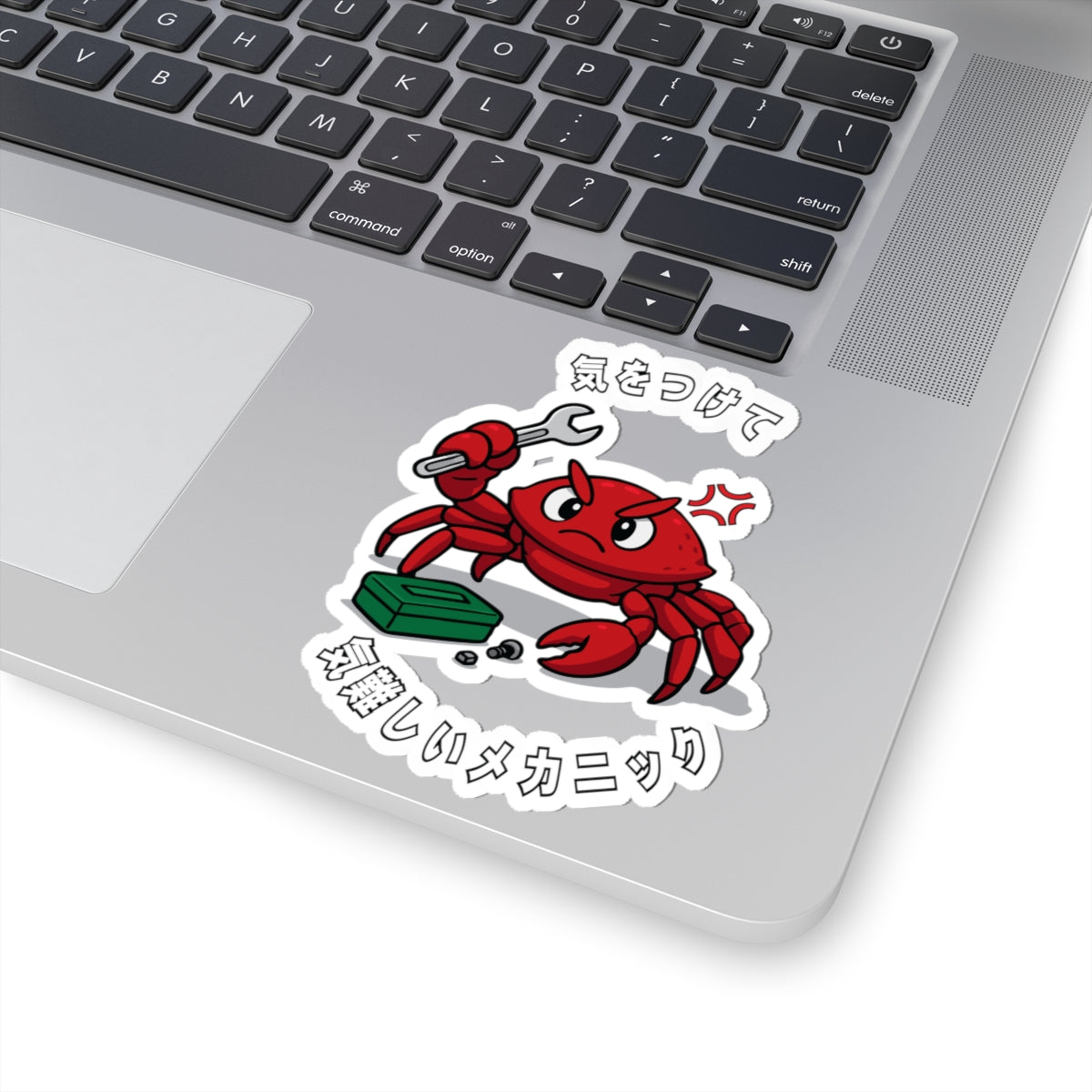 Crabby Mechanic Kiss-Cut Stickers