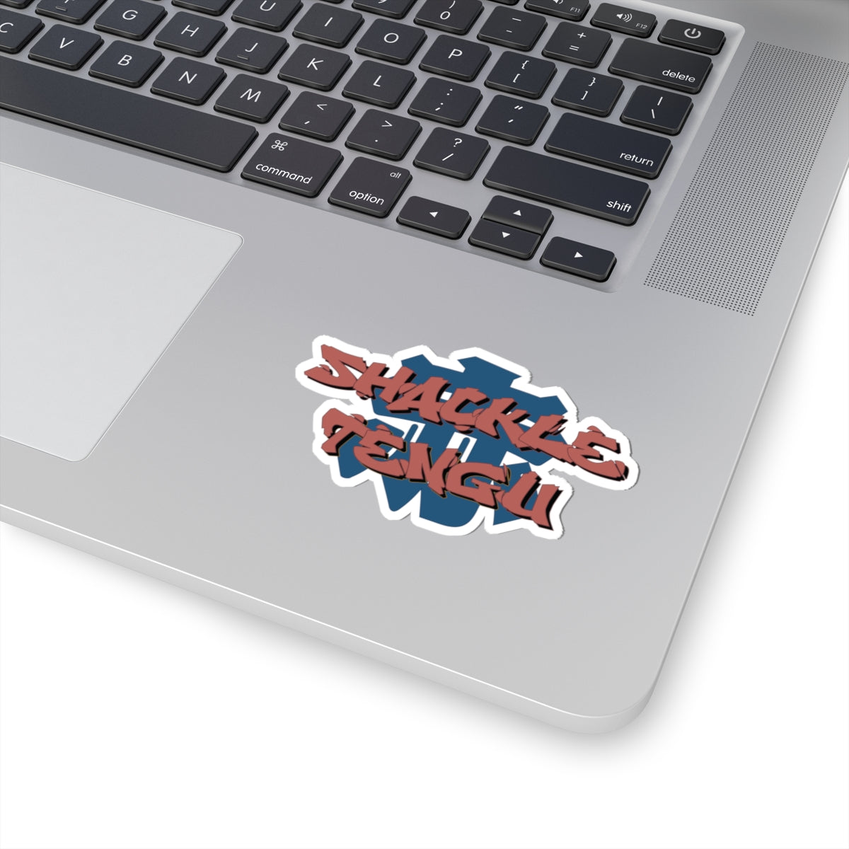 Shackle Tengu Text Only Kiss-Cut Stickers