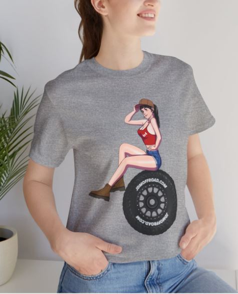 JDMoffroad "Pin-Up Gal" Unisex T-shirt